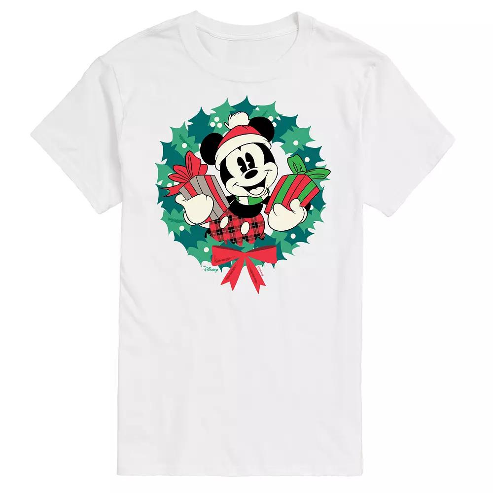 Disney's Mickey Mouse Men's Wreath Graphic Tee,  Product Image