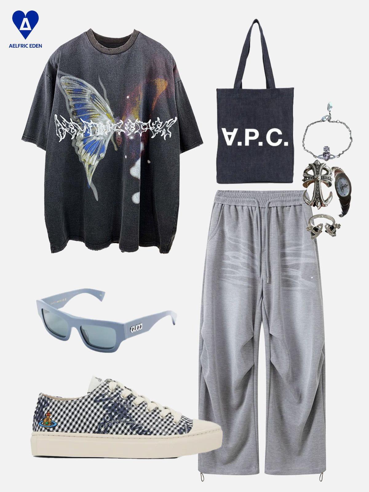 Aelfric Eden Washed Texture Sweatpants Product Image