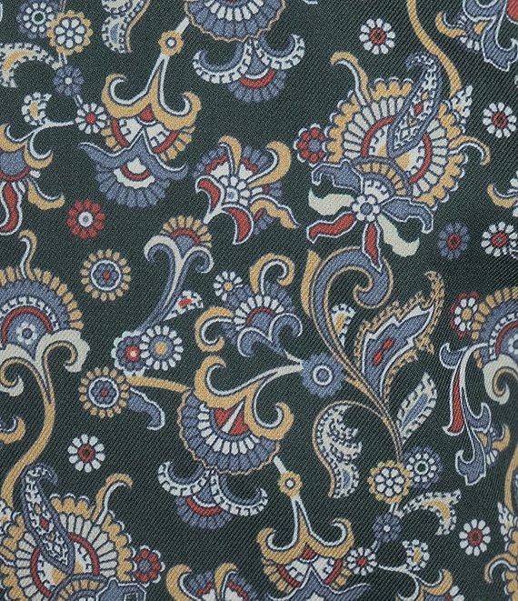 Cremieux Blue Label Twill Geometric Floral Print Long Sleeve Woven Shirt Product Image