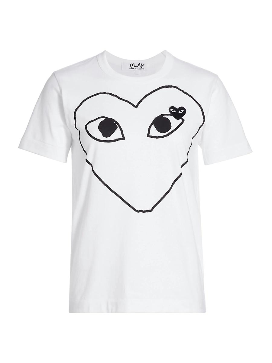 Womens Eye Heart Cotton T-Shirt Product Image