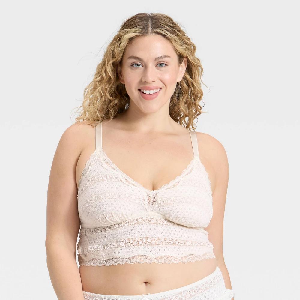 Women's Bubble Lace Cropped Cami - Wild Fable™ Product Image