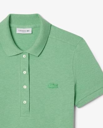 Women's L.12.D Slim Fit Stretch Mini Piqué Polo Product Image