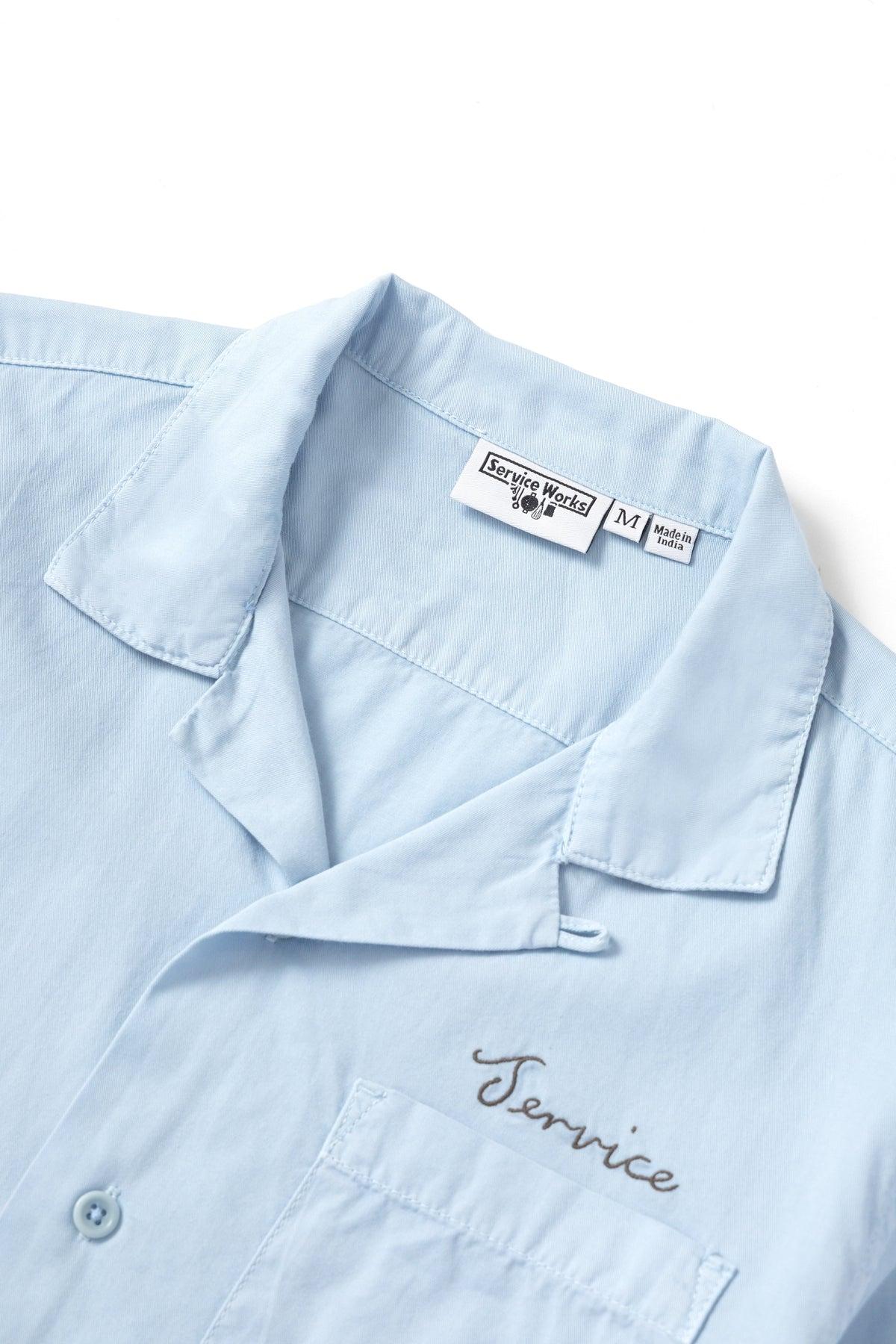 Embroidered Resort Shirt - Powder Product Image