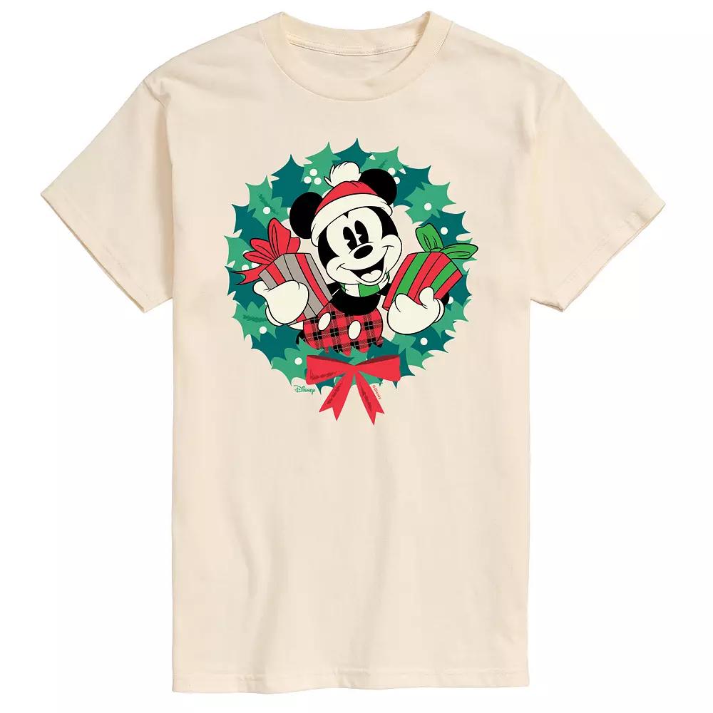 Disney's Mickey Mouse Men's Wreath Graphic Tee,  Product Image
