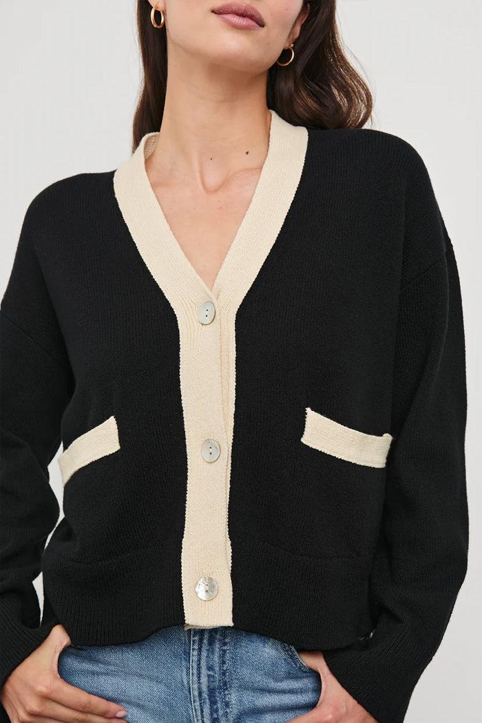 Geneva Contrast Cardigan Product Image