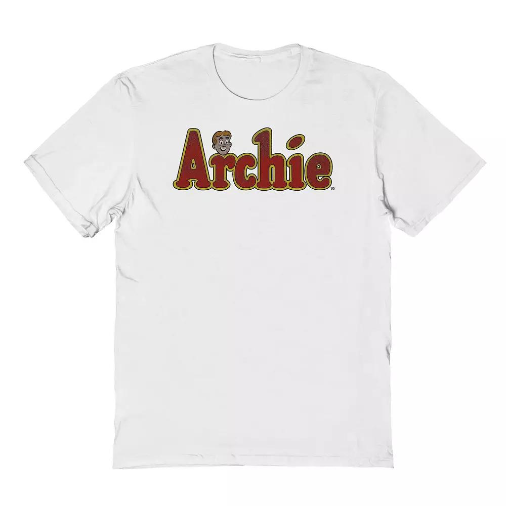 Men's Archie Logo Vintage Graphic Tee, Size: XXL, White Product Image