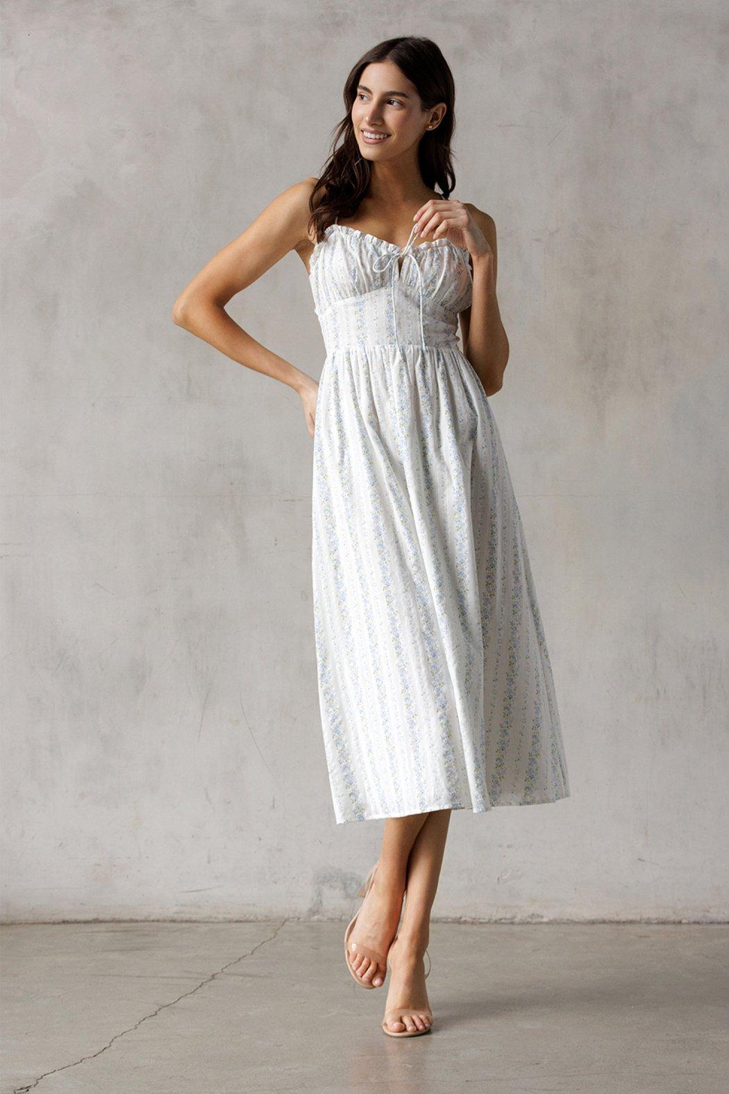 Sonja Floral Midi Dress Product Image