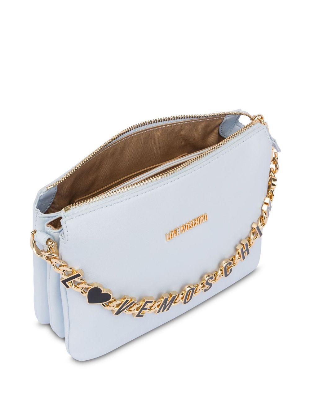 logo-chain cross body bag Product Image