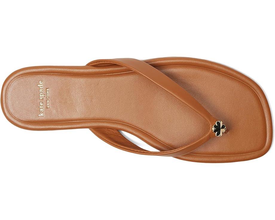 Spade Flower Smooth Leather Flip-Flop Product Image