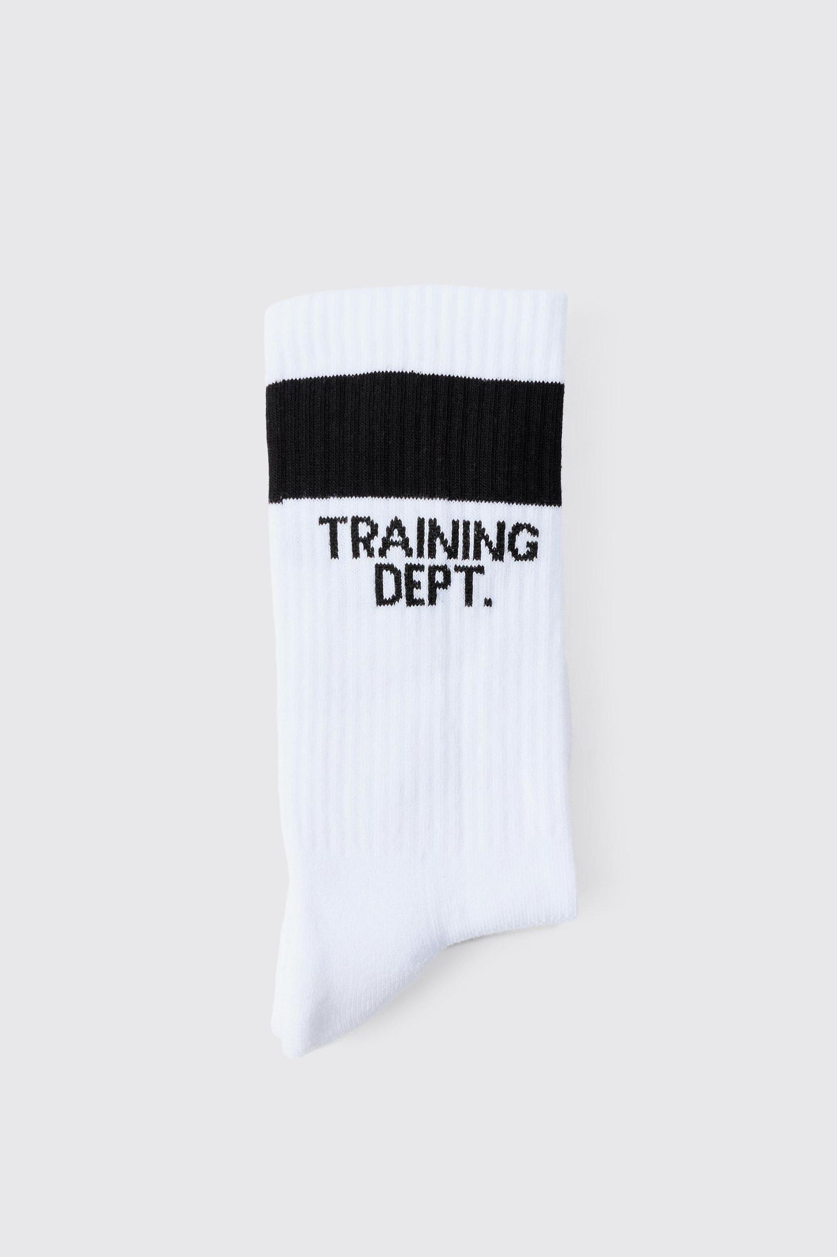Active Training Dept Cushioned Crew Socks | boohooMAN USA Product Image