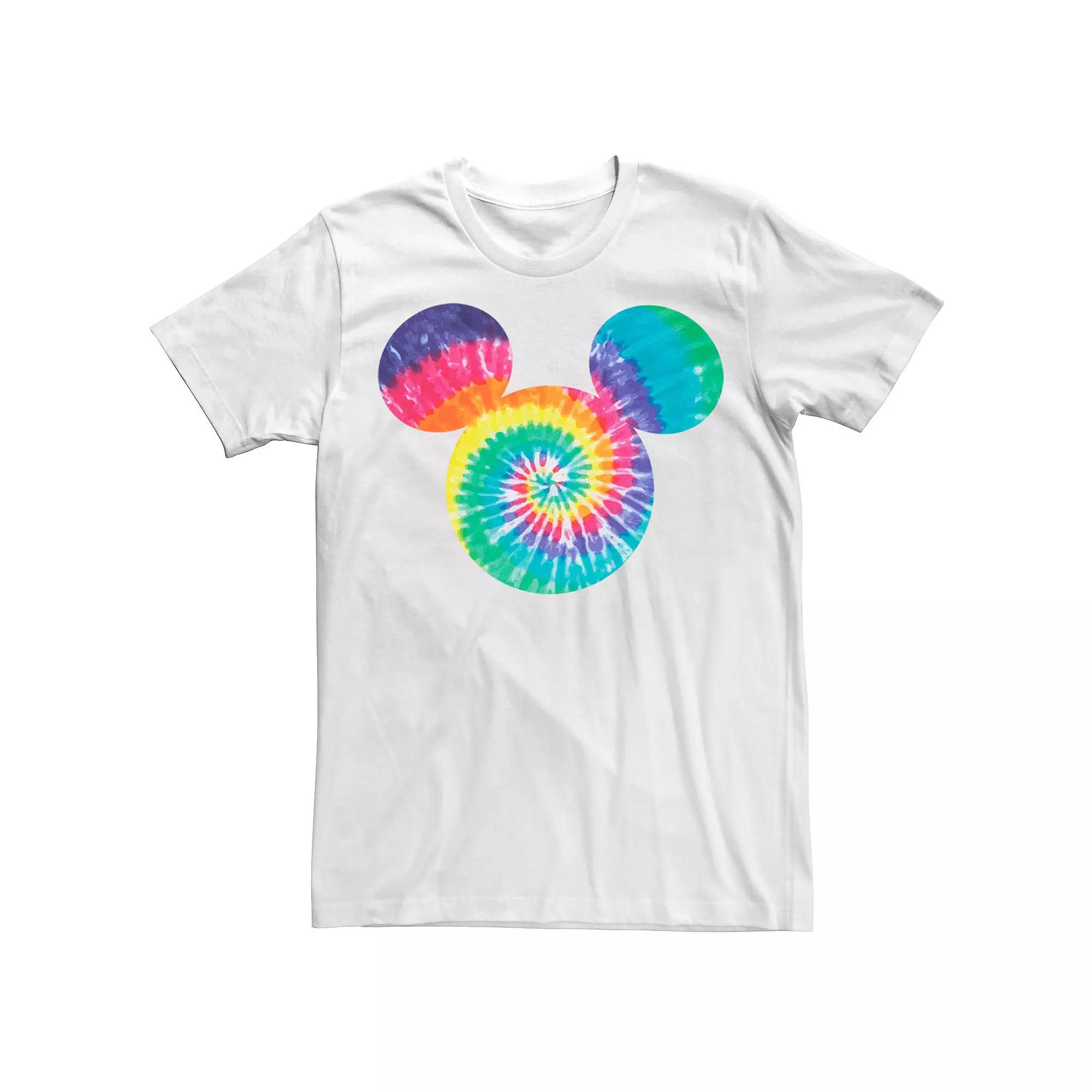 Disney's Mickey And Friends Mickey Tie Dye Fill Men's Graphic Tee,  Product Image