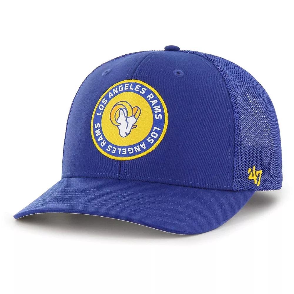 Men's '47 Royal Los Angeles Rams Unveil Flex Hat, Size: Small/Medium, Blue Product Image