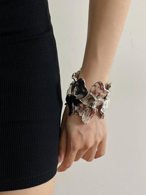 Geometric Pleated Solid Color Bracelet Accessories Product Image