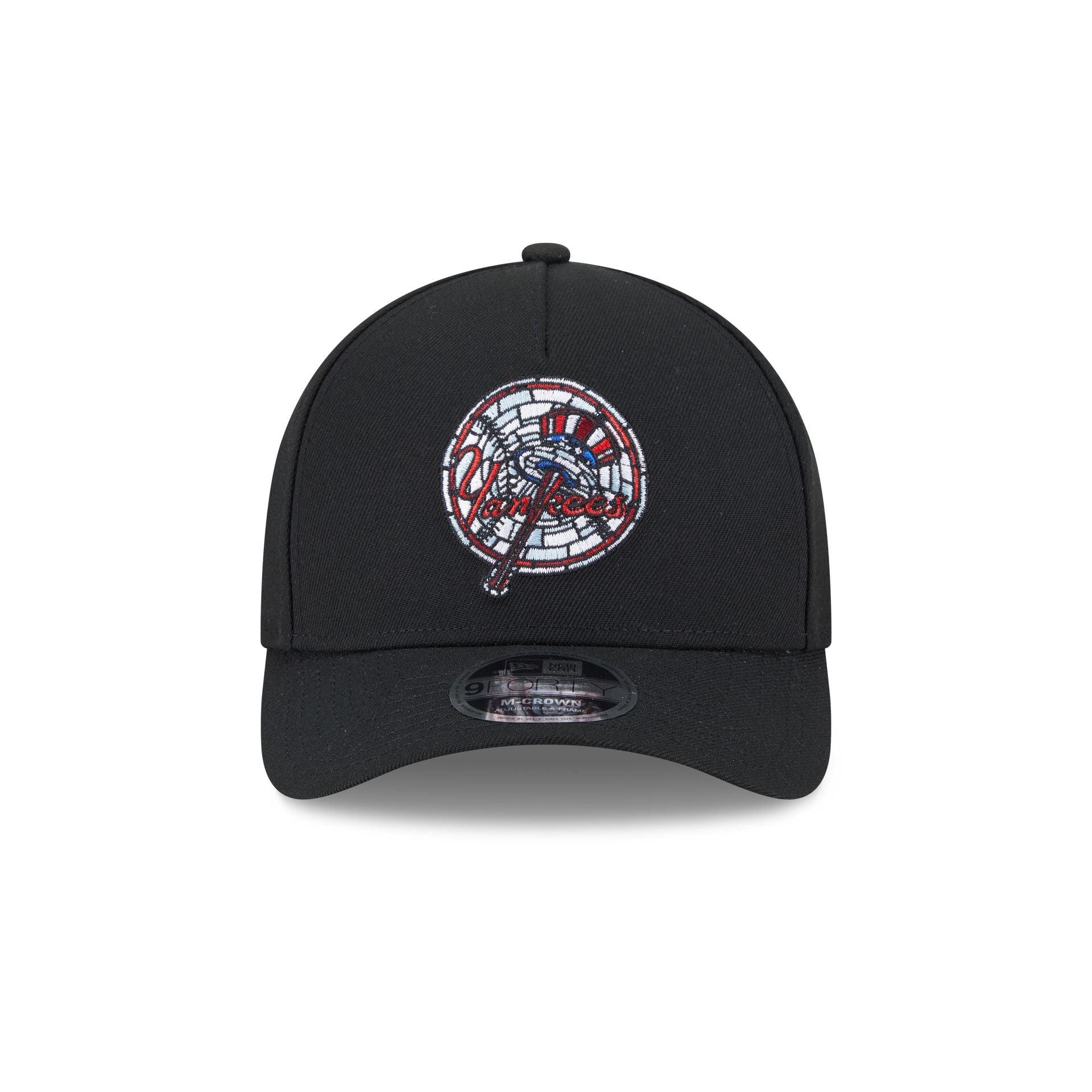New York Yankees Stained Glass 9FORTY M-Crown A-Frame Snapback Hat Male Product Image