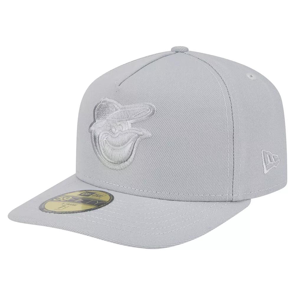 Men's New Era Gray Baltimore Orioles Colorpack 59FIFTY Fitted Hat,  Product Image
