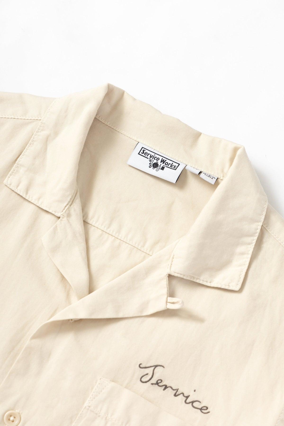 Embroidered Resort Shirt - White Oak Product Image