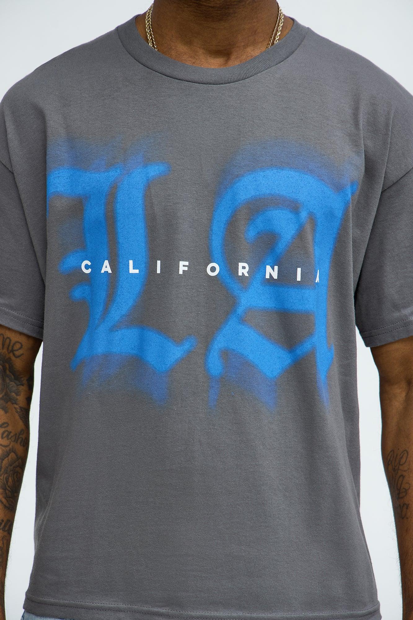 The LAnd Short Sleeve Cropped Tee - Charcoal Product Image