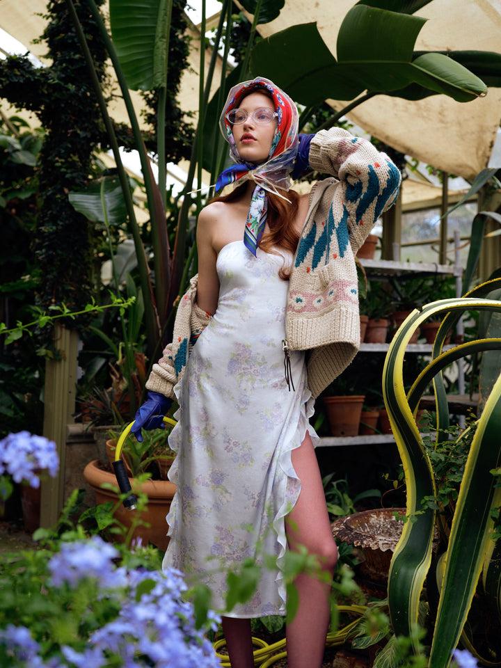 Marisa Midi Dress — Blue Product Image