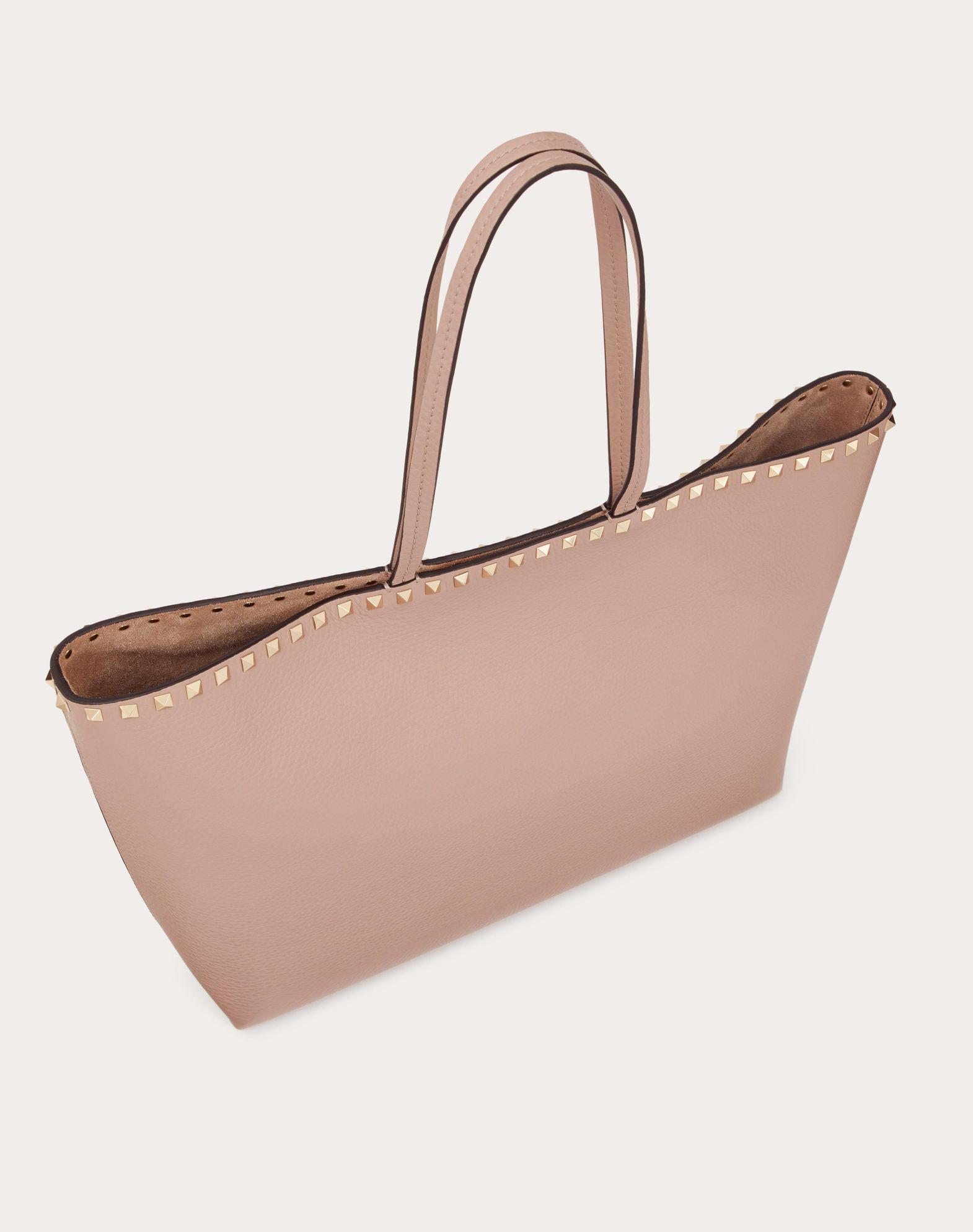 Rockstud Grainy Calfskin Tote Bag Product Image