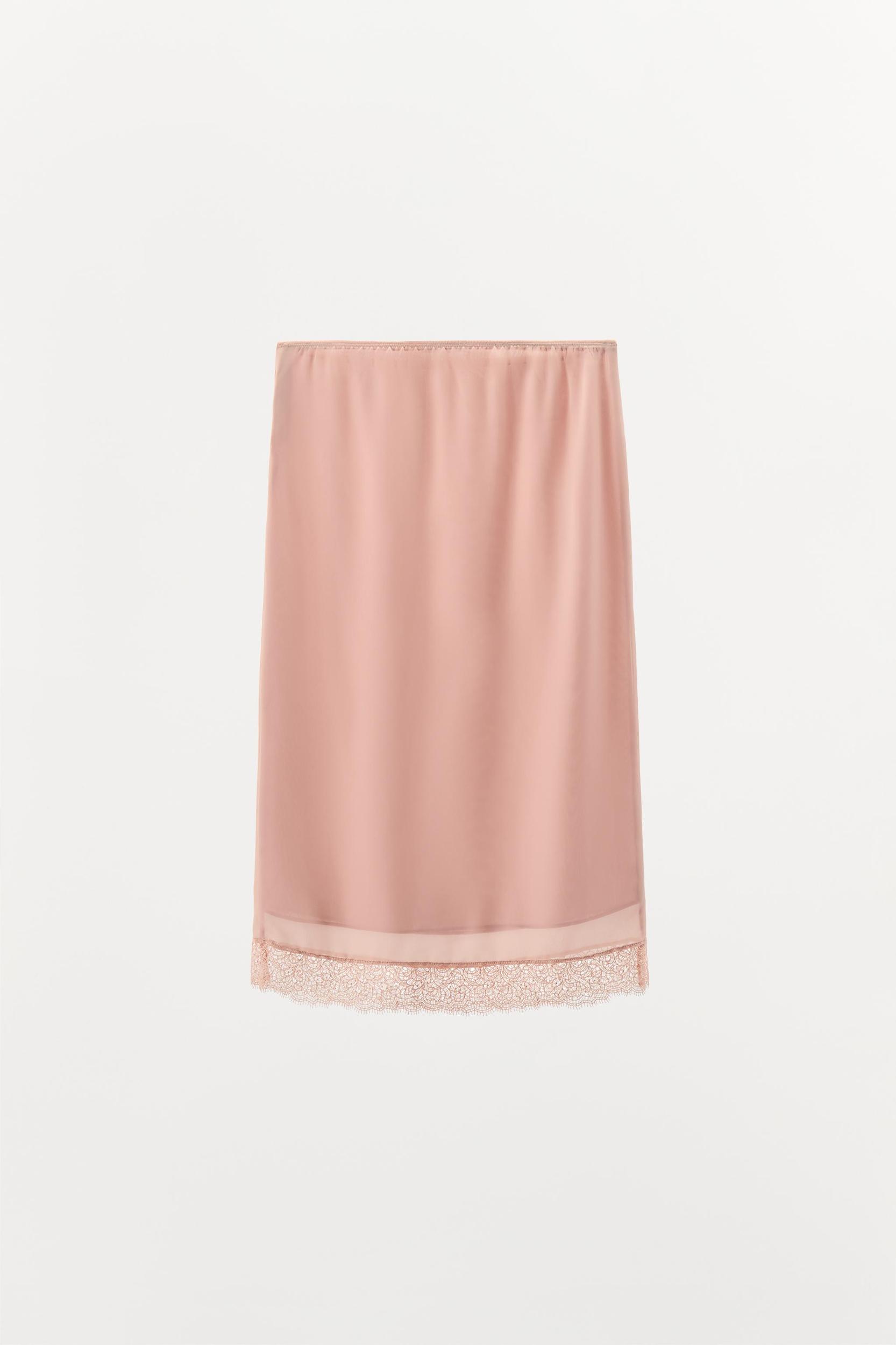 LACE MIDI SKIRT Product Image