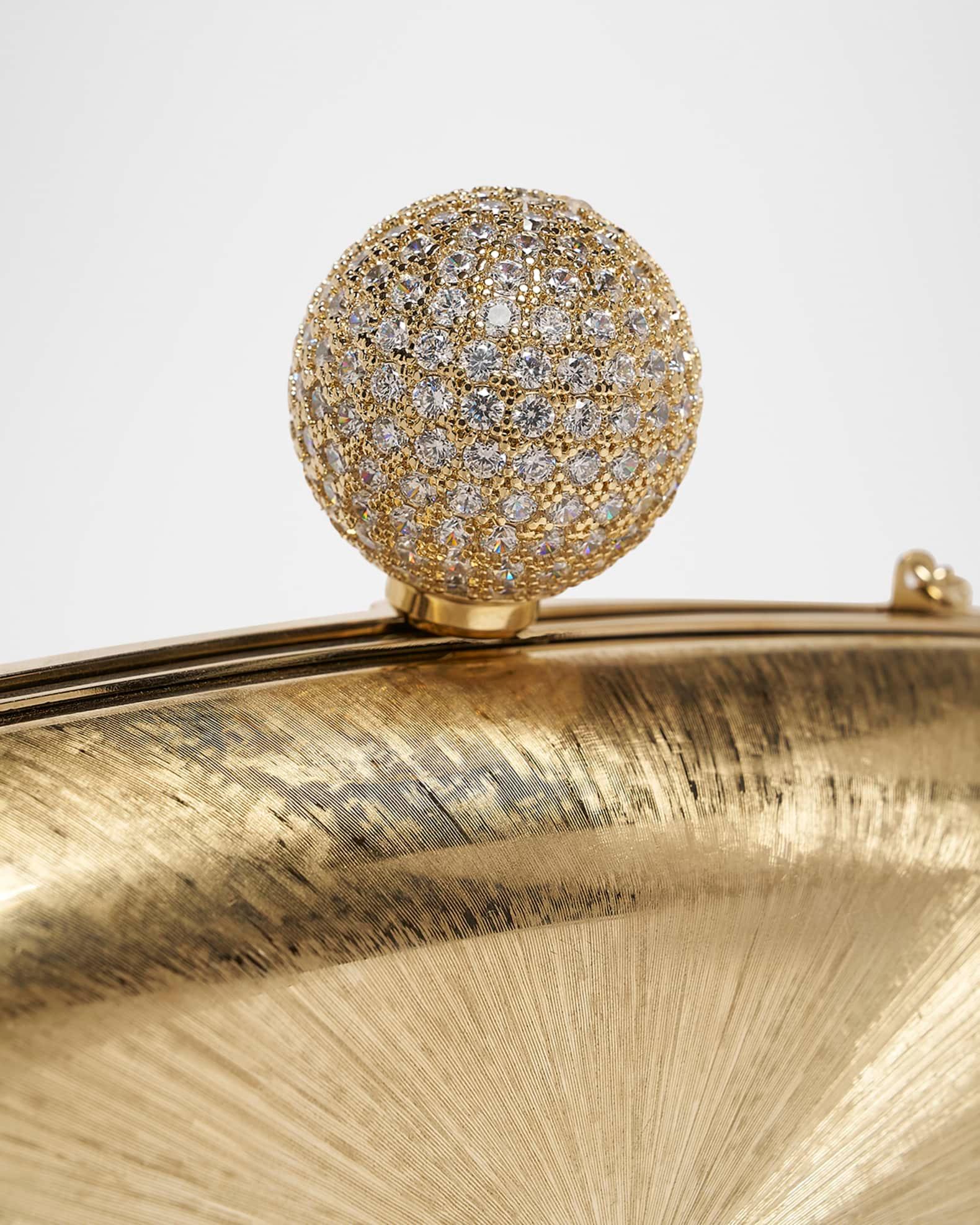 Golden Strass Metal Clutch Bag Product Image