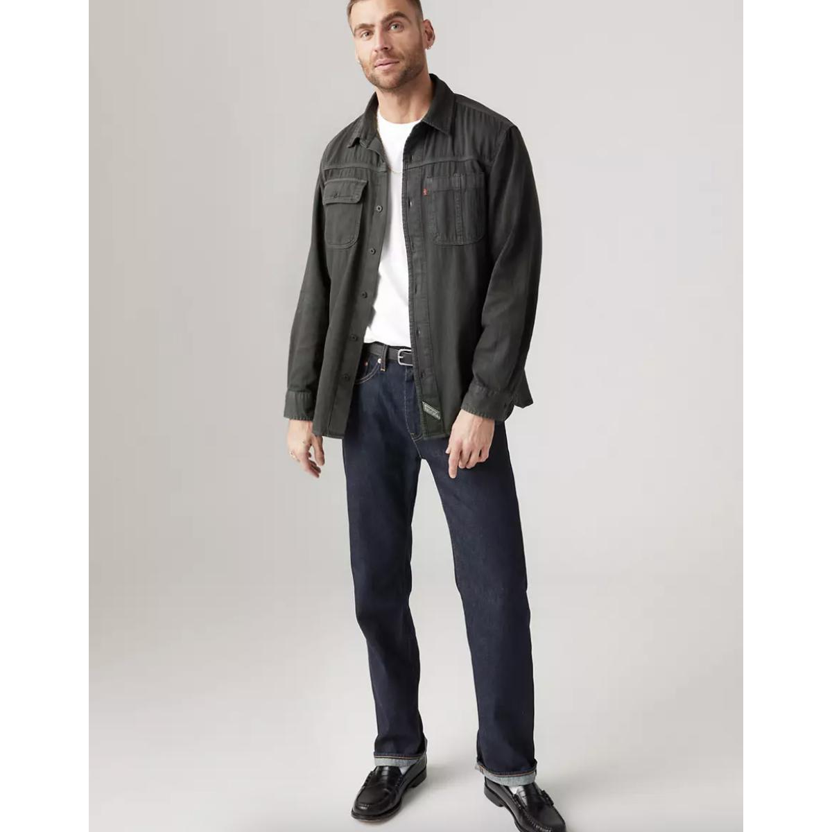 505™ Regular Fit Selvedge Rinse Wash Product Image