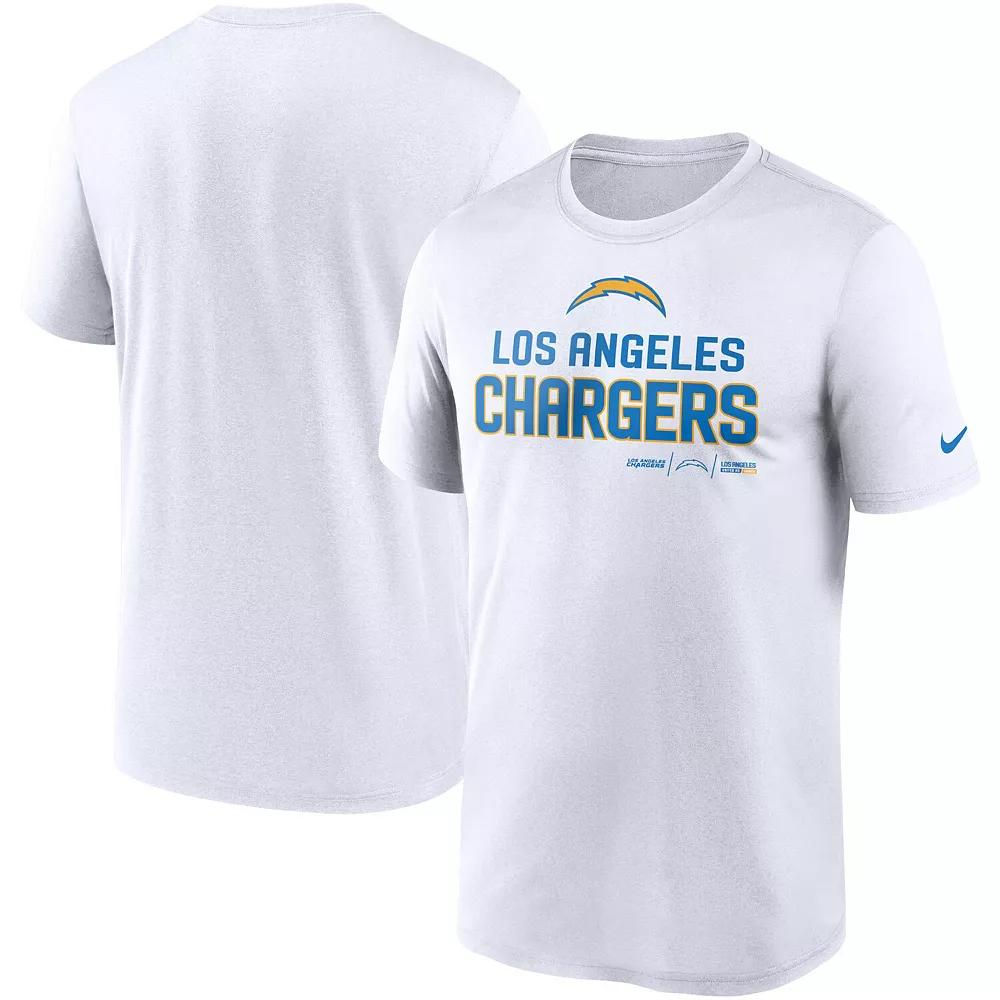 Men's Nike White Los Angeles Chargers Legend Community Performance T-Shirt,  Product Image