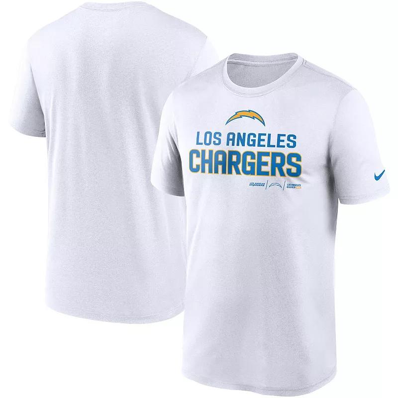 Men's Nike White Los Angeles Chargers Legend Community Performance T-Shirt,  Product Image
