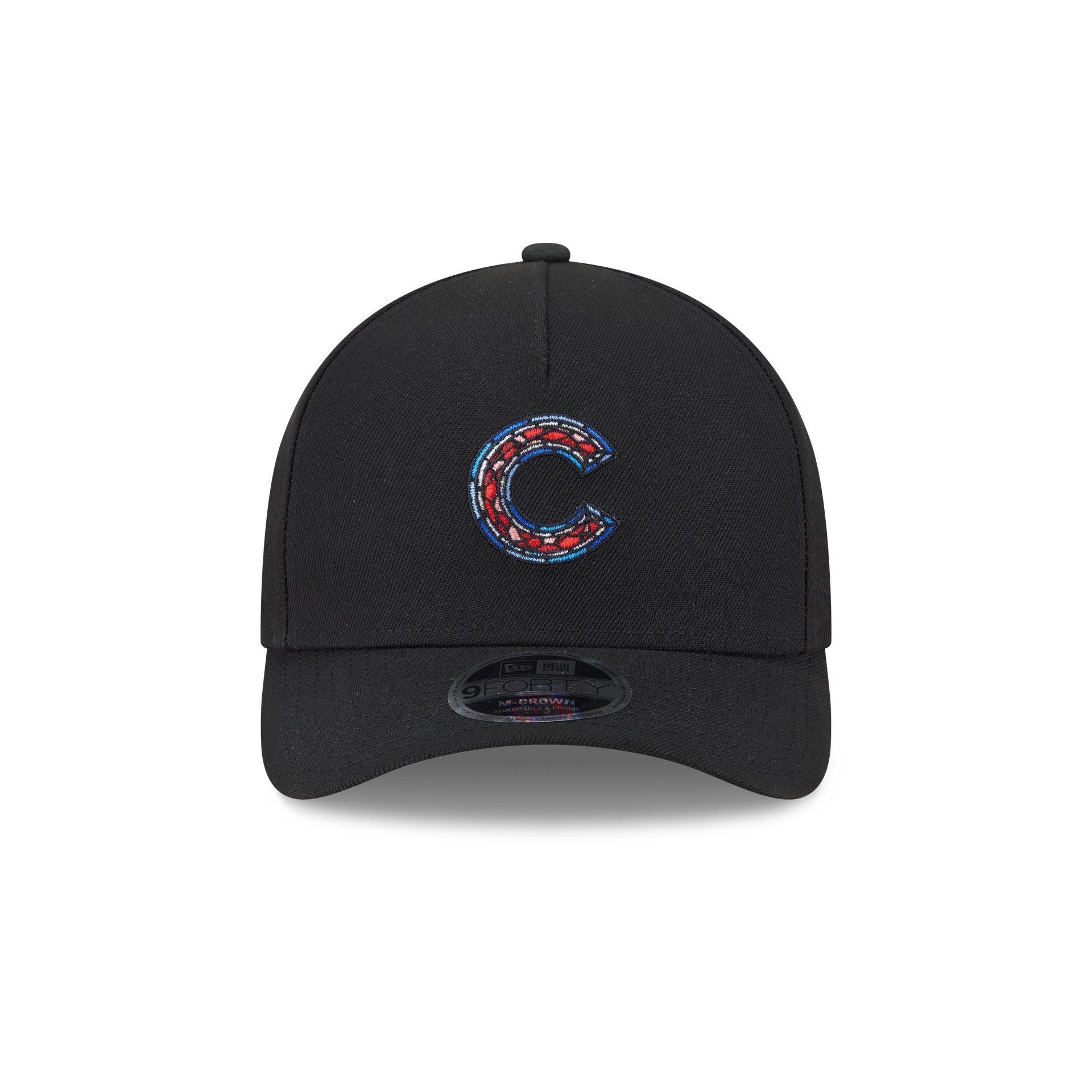 Chicago Cubs Stained Glass 9FORTY M-Crown A-Frame Snapback Hat Male Product Image