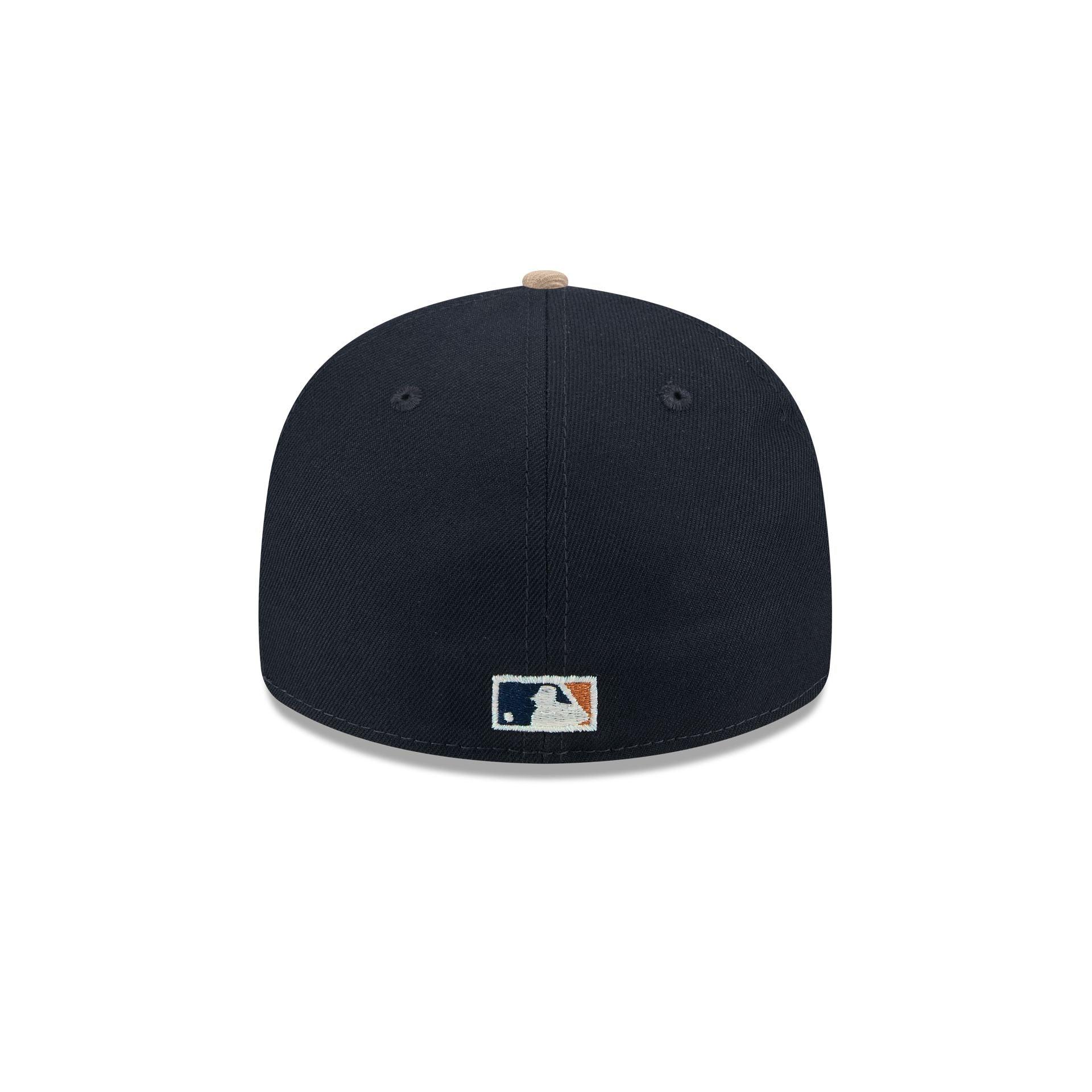 Athletics Blue Ivory Low Profile 59FIFTY Fitted Hat Male Product Image