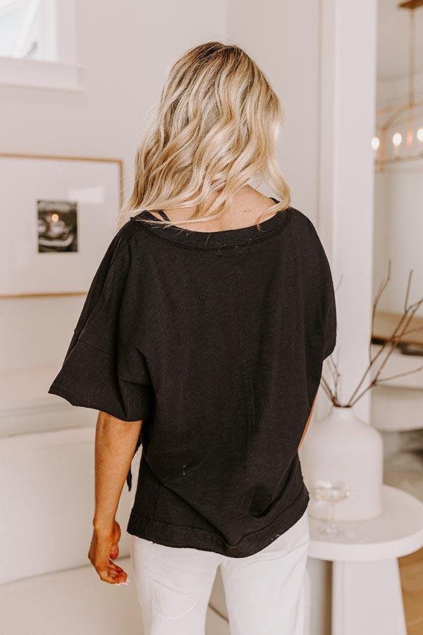 Simple Choice Shift Tee in Black Product Image