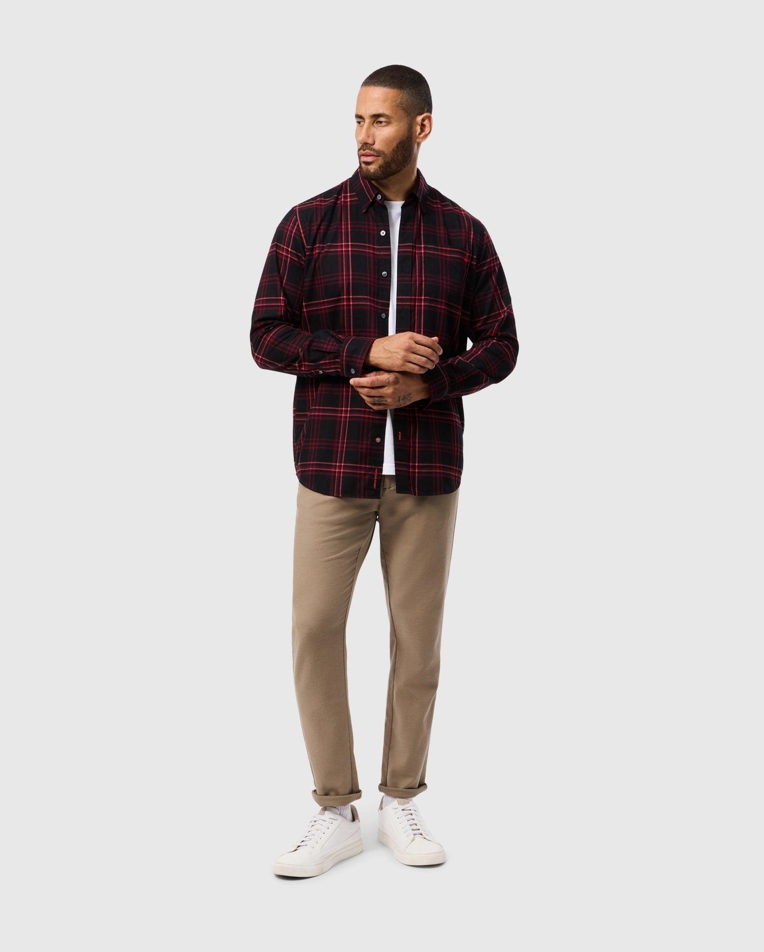 MENS HAYES PLAID SHIRT - B6C842D200 Product Image