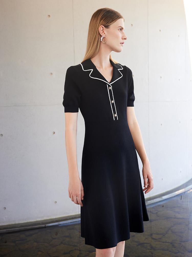 Tencel Mulberry Silk Gathered Waist Midi Dress Product Image