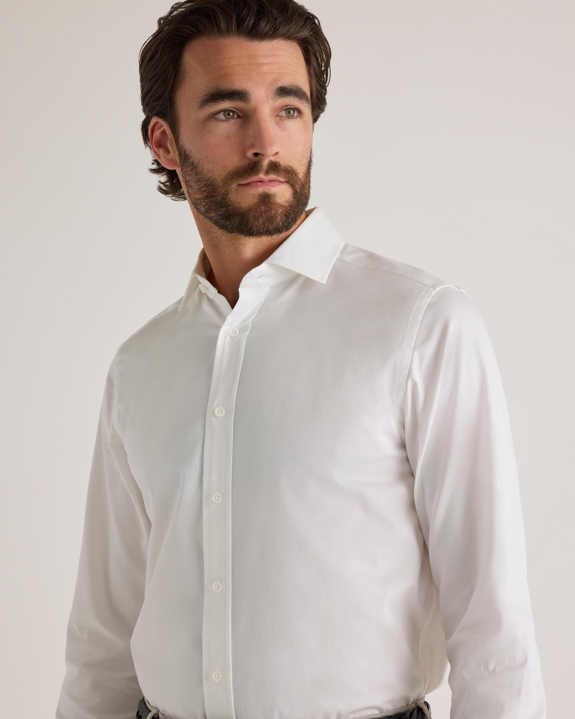 Quince | Men's Stretch Twill Dress Shirt Organic Cotton Product Image