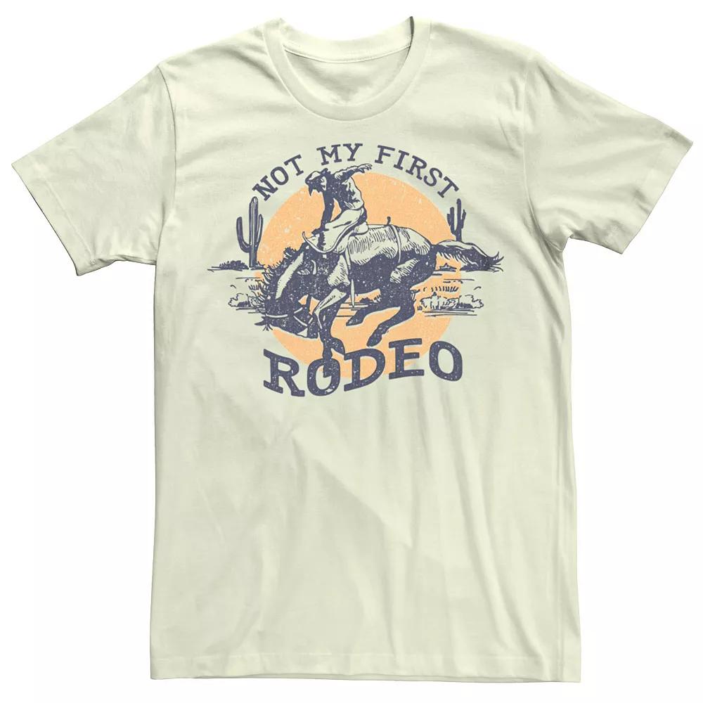 Men's Not My First Rodeo Cowboy Desert Graphic Tee,  Product Image
