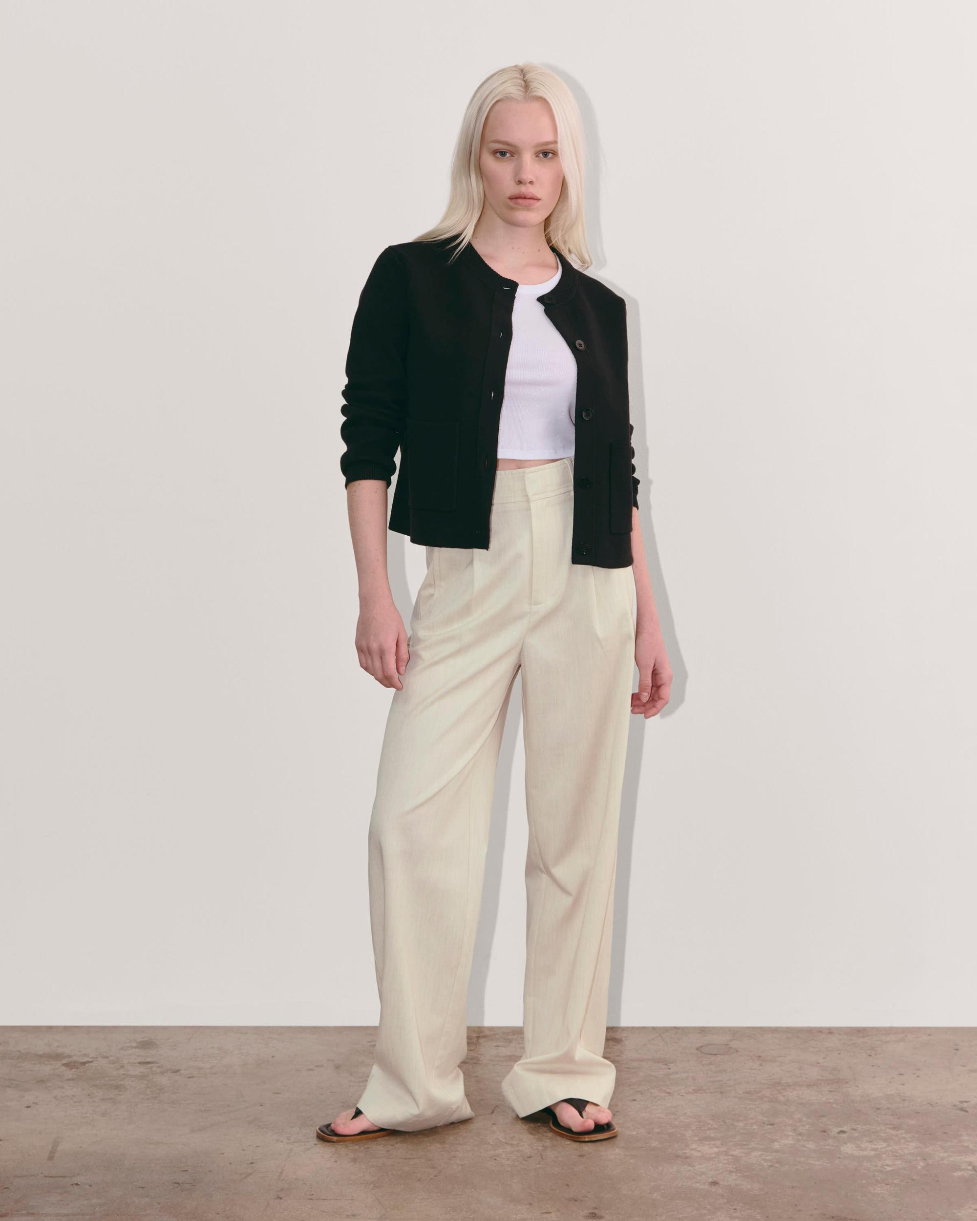 Womens Draper Pleated Pant in Buttersmooth by Everlane Product Image