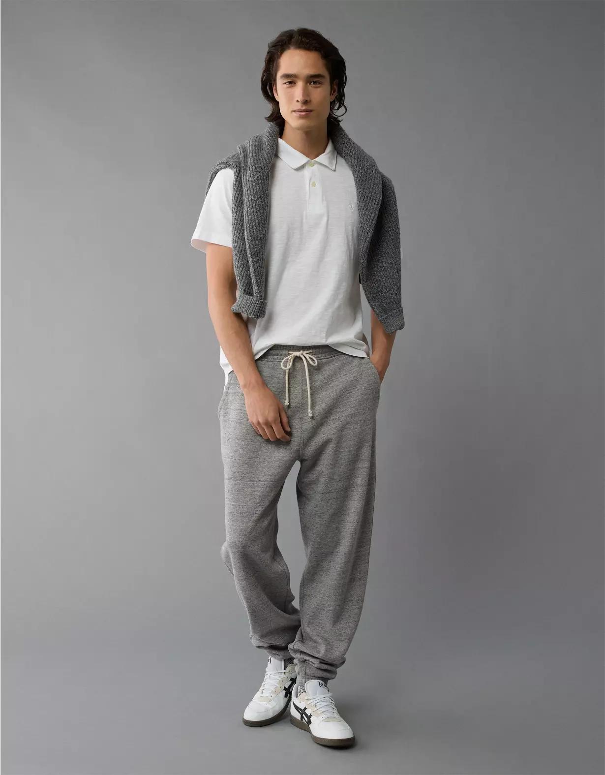 AE Slub Polo Shirt Product Image