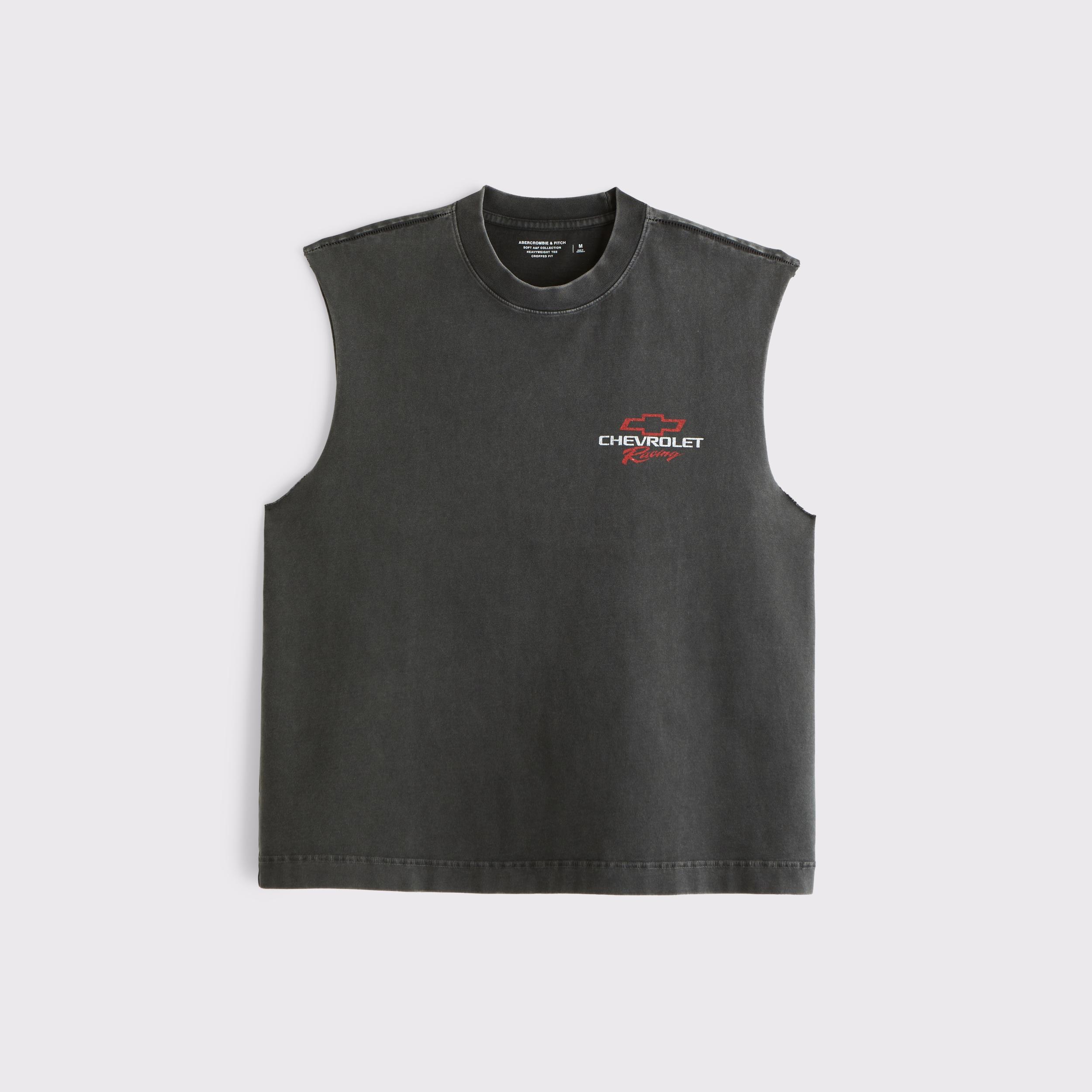 Premium Heavyweight Cropped Chevrolet Tank Product Image
