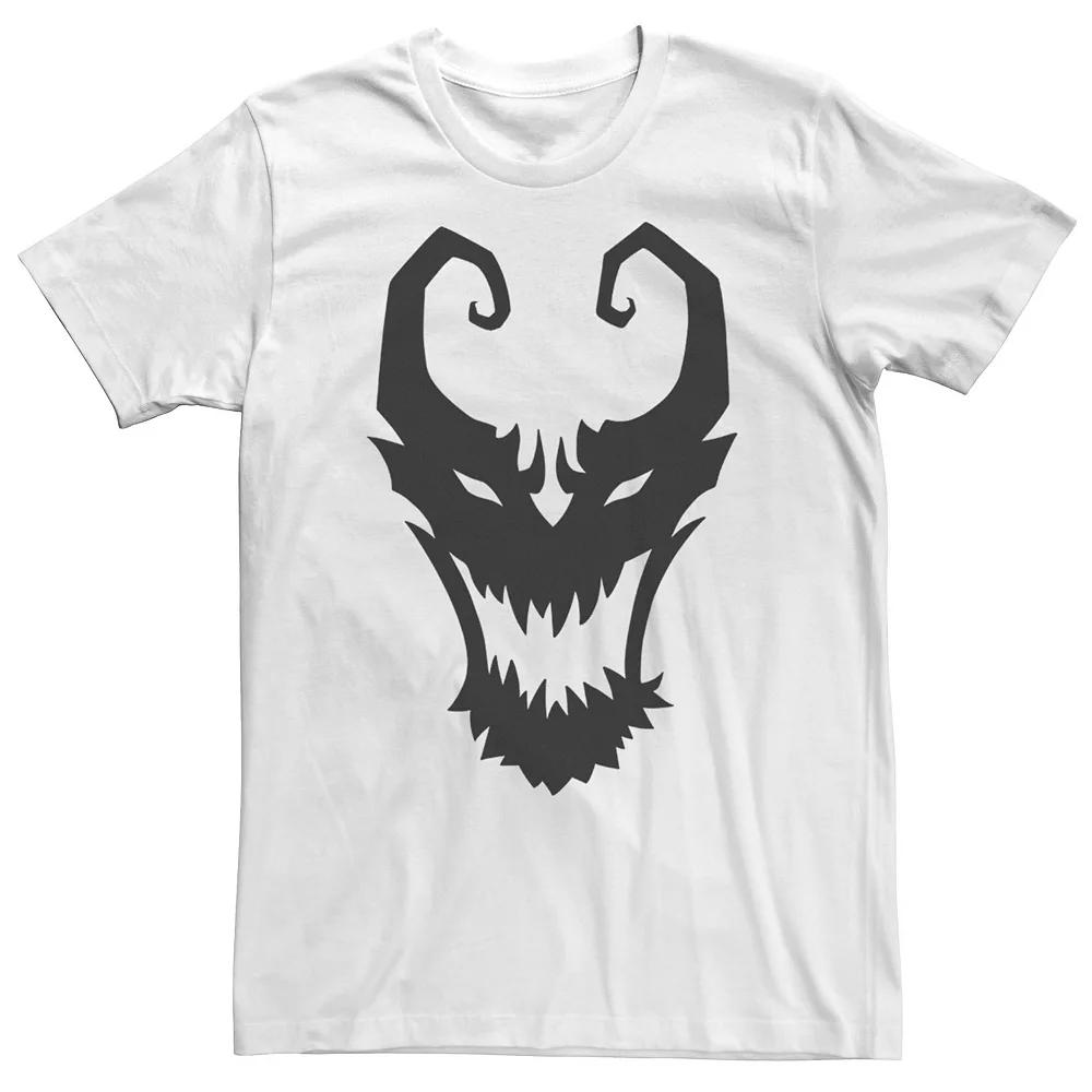 Big & Tall Marvel Venom Symbol Logo Comic Tee, Men's, Size: 3XL, White Product Image
