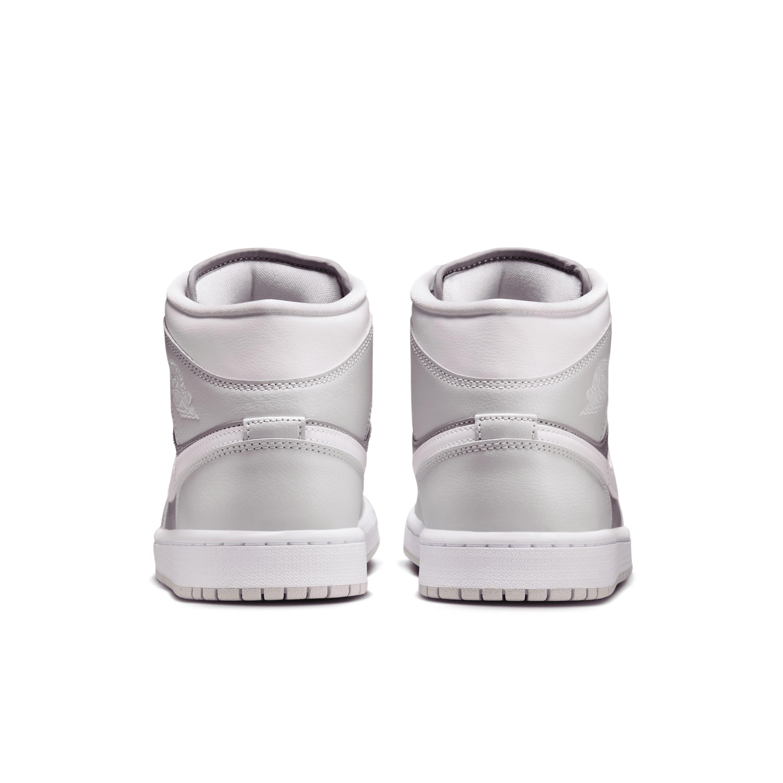 Jordan Womens Jordan AJ 1 Mid - Womens Basketball Shoes Sail/Pink Product Image