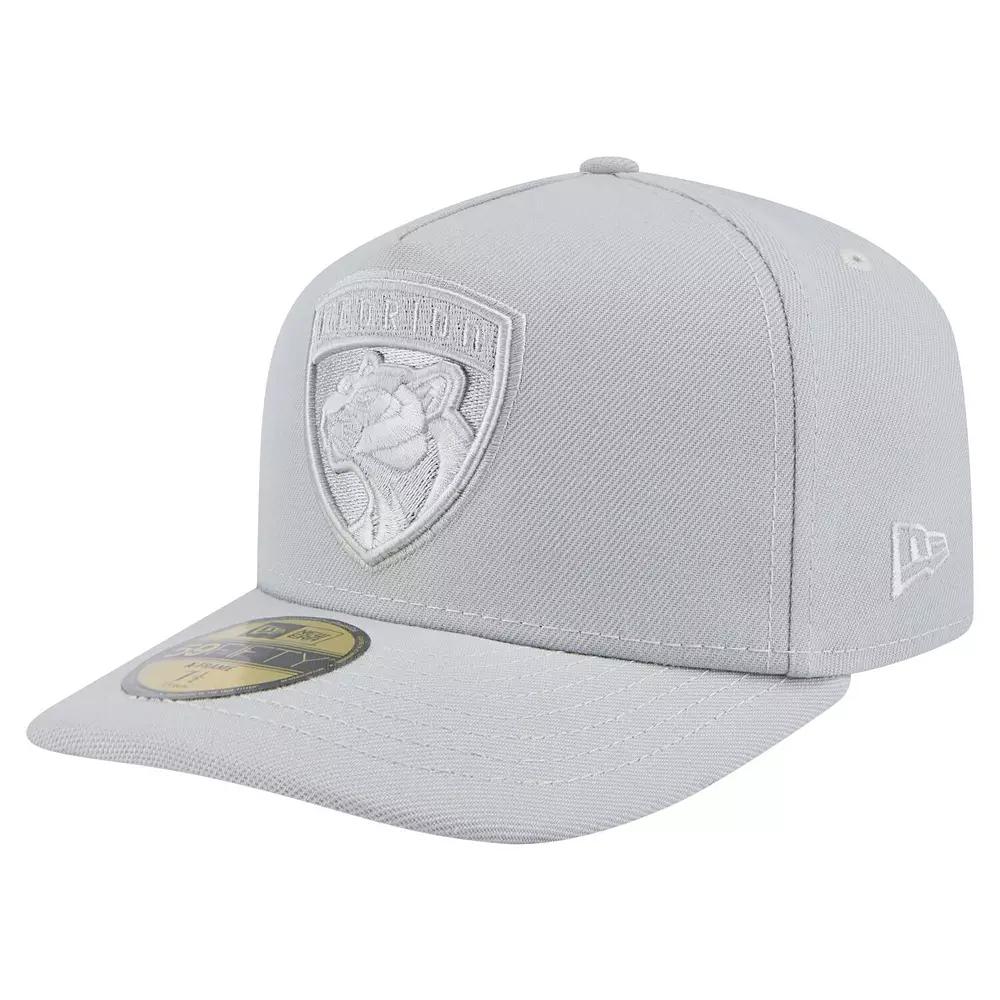 Men's New Era Gray Florida Panthers Color Pack A-Frame 59FIFTY Fitted Hat, Size: 7 1/8, Pnt Grey Product Image