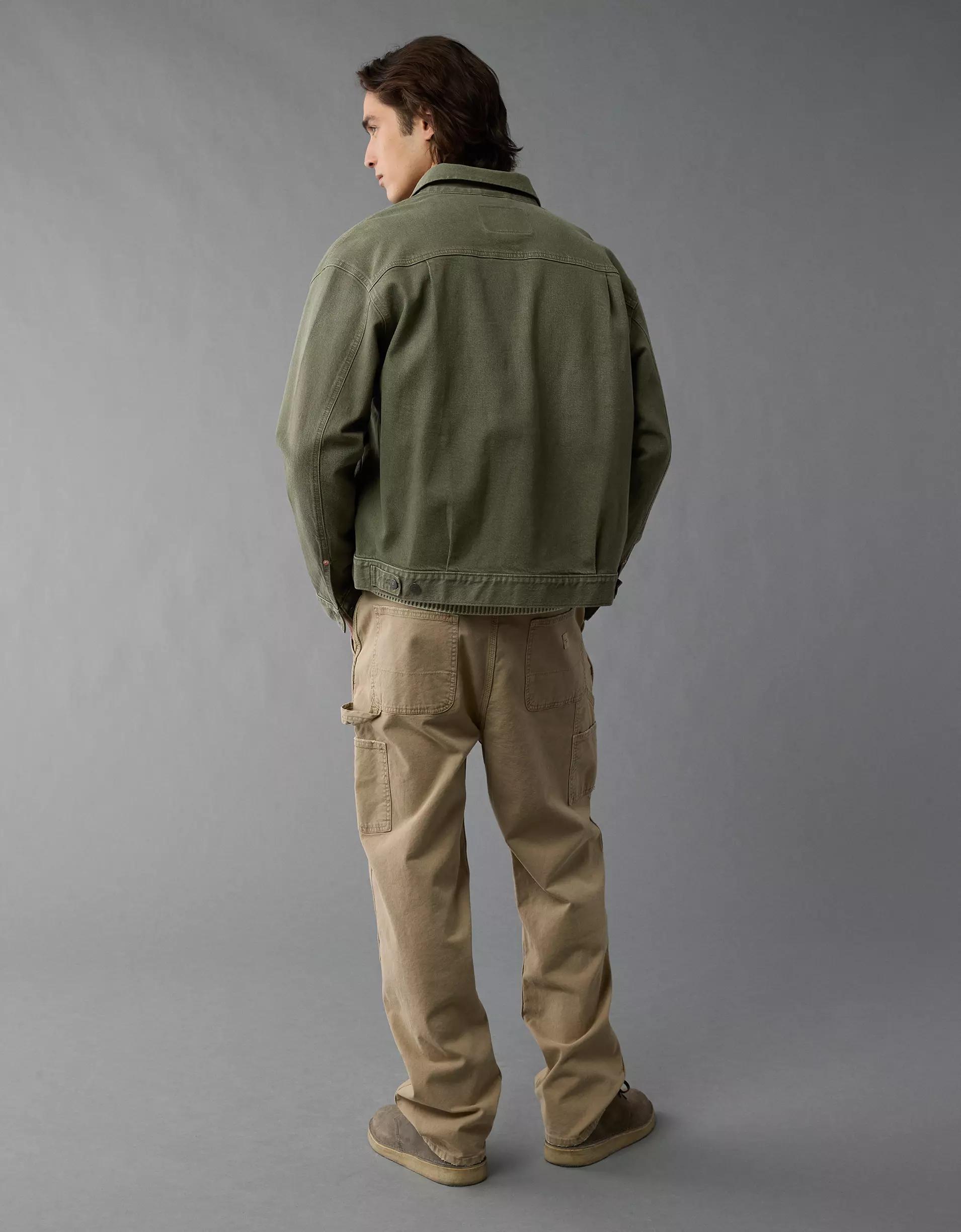 AE Weekend Button-Up Sweater Polo Shirt Product Image