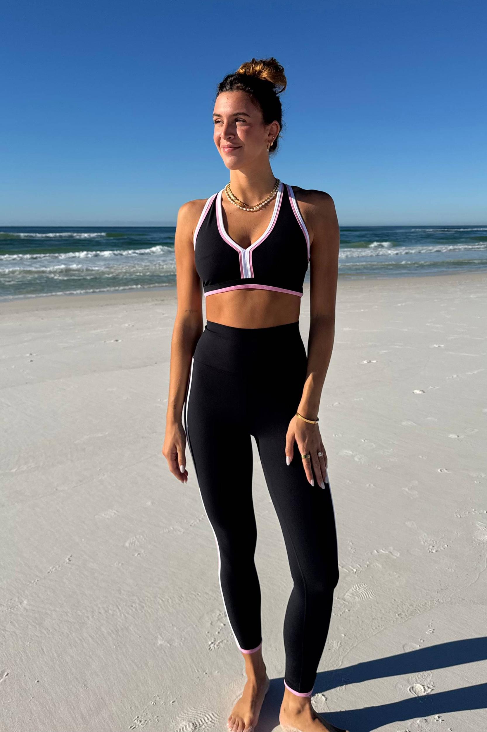 Nella Legging Prism Pink & Black Product Image