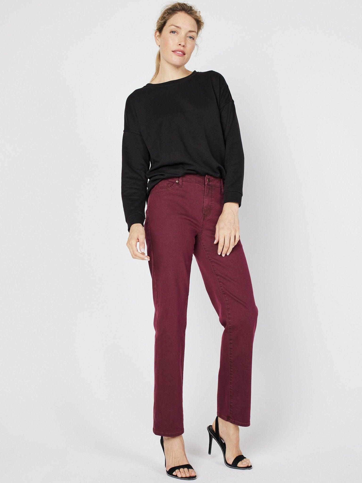 Westport Signature 5 Pocket Colored Denim Straight Leg Jean Product Image