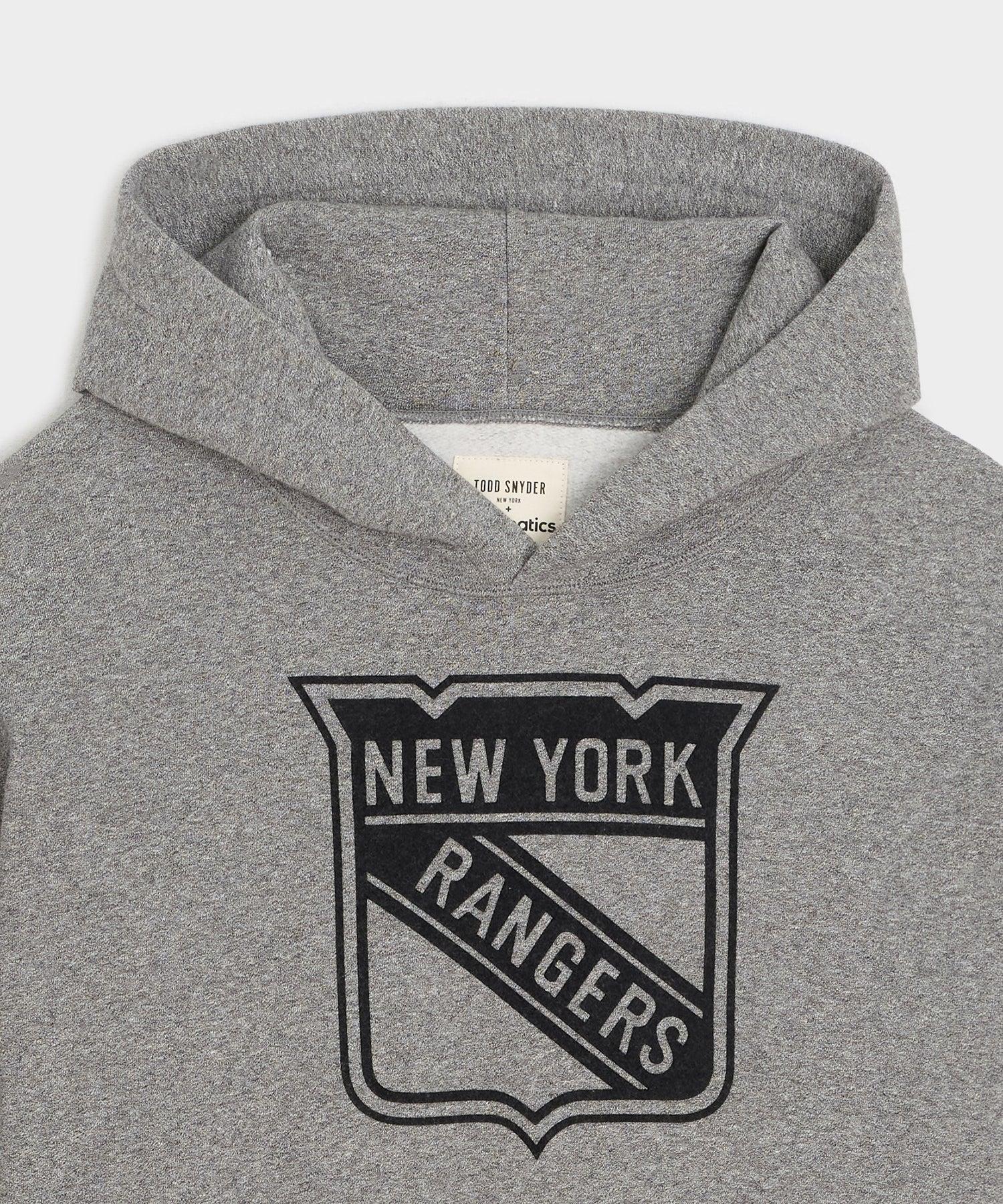 Todd Snyder by Fanatics for NHL New York Rangers Oversized Fleece Hoodie Product Image