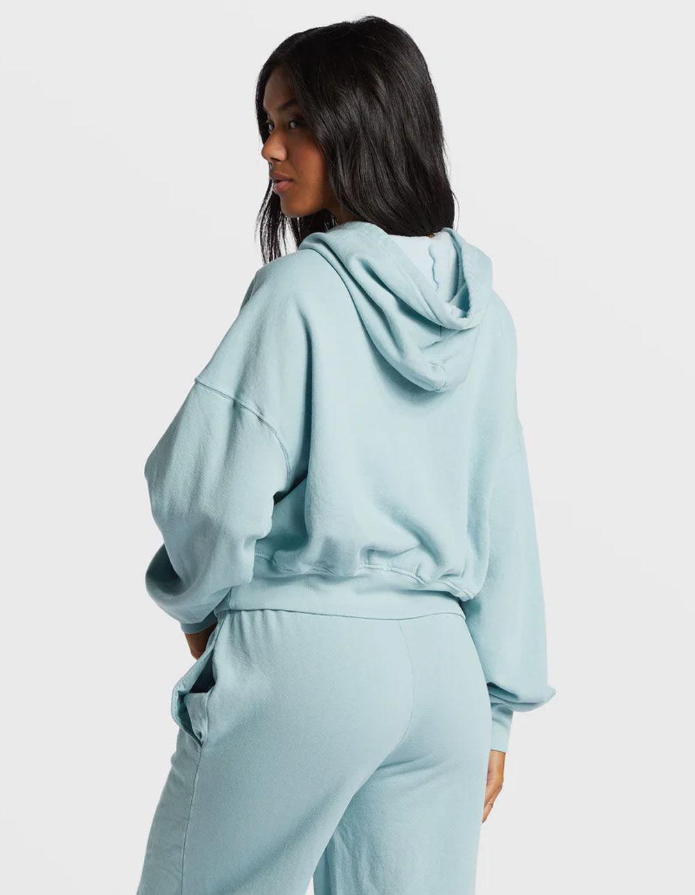 BILLABONG Easy To Love Womens Crop Hoodie - BLUE Product Image