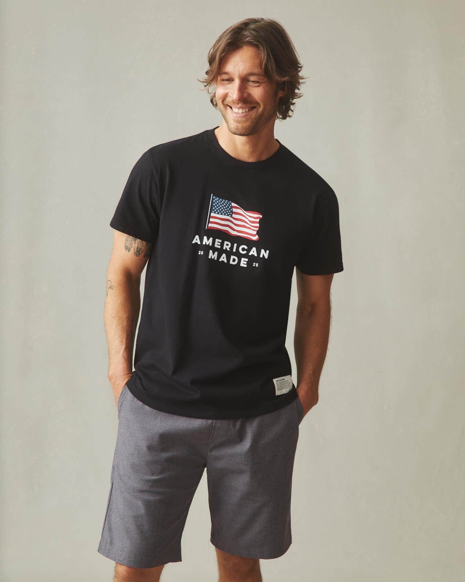 Fourth of July Tee - Black Product Image