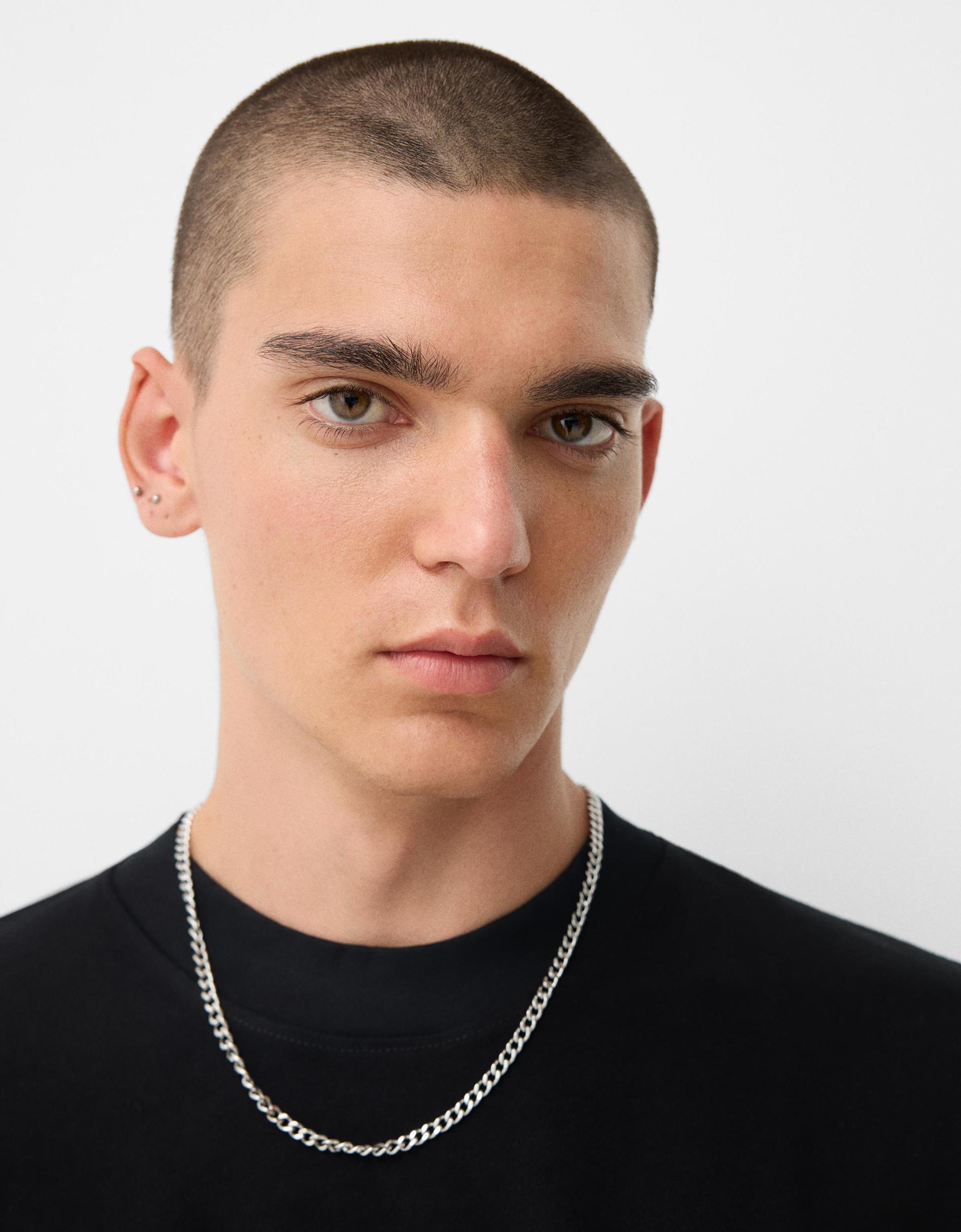 Stainless steel chain link necklace Product Image