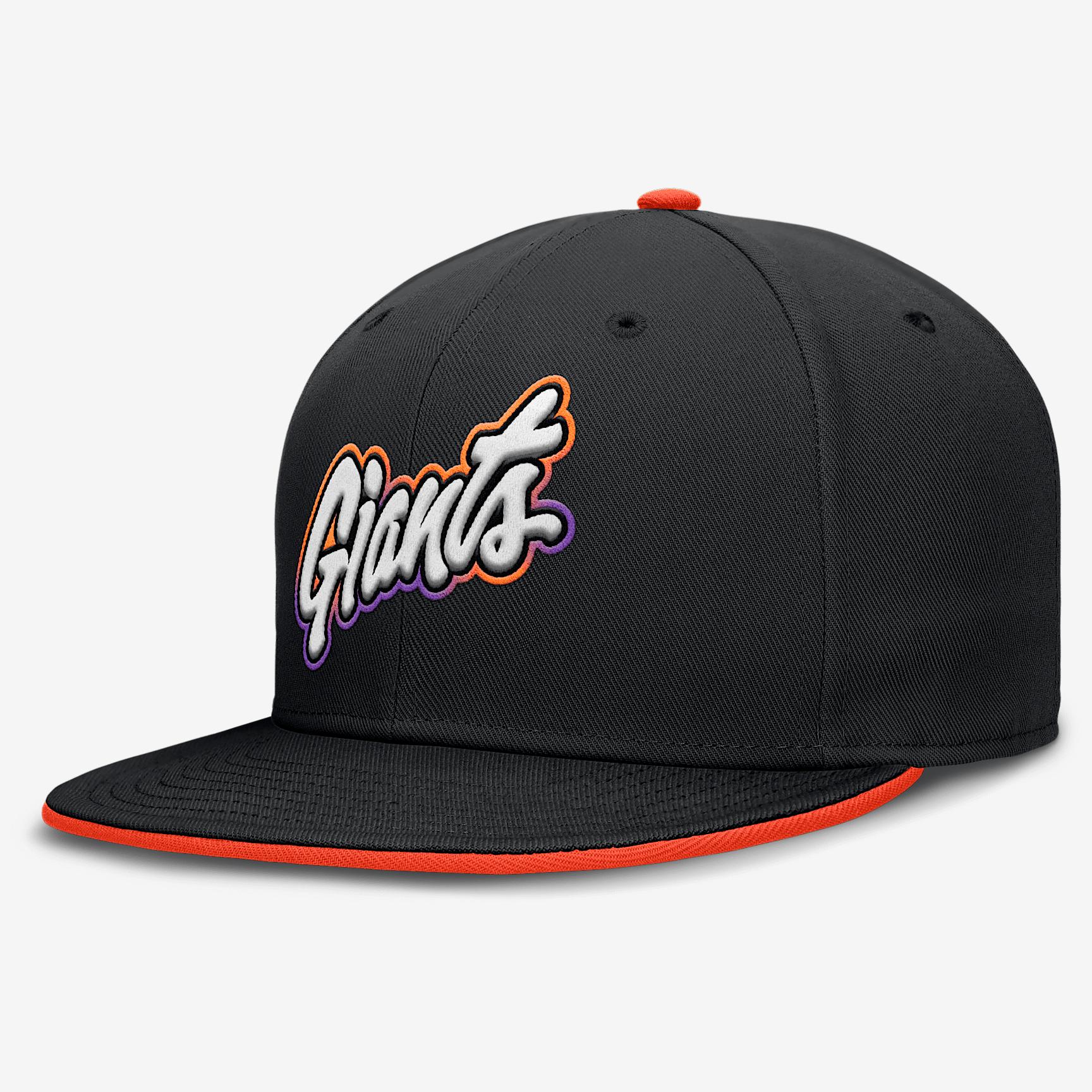 San Francisco Giants City Connect True Nike Mens Dri-FIT MLB Fitted Hat | NB1800AGIA-7DG Product Image