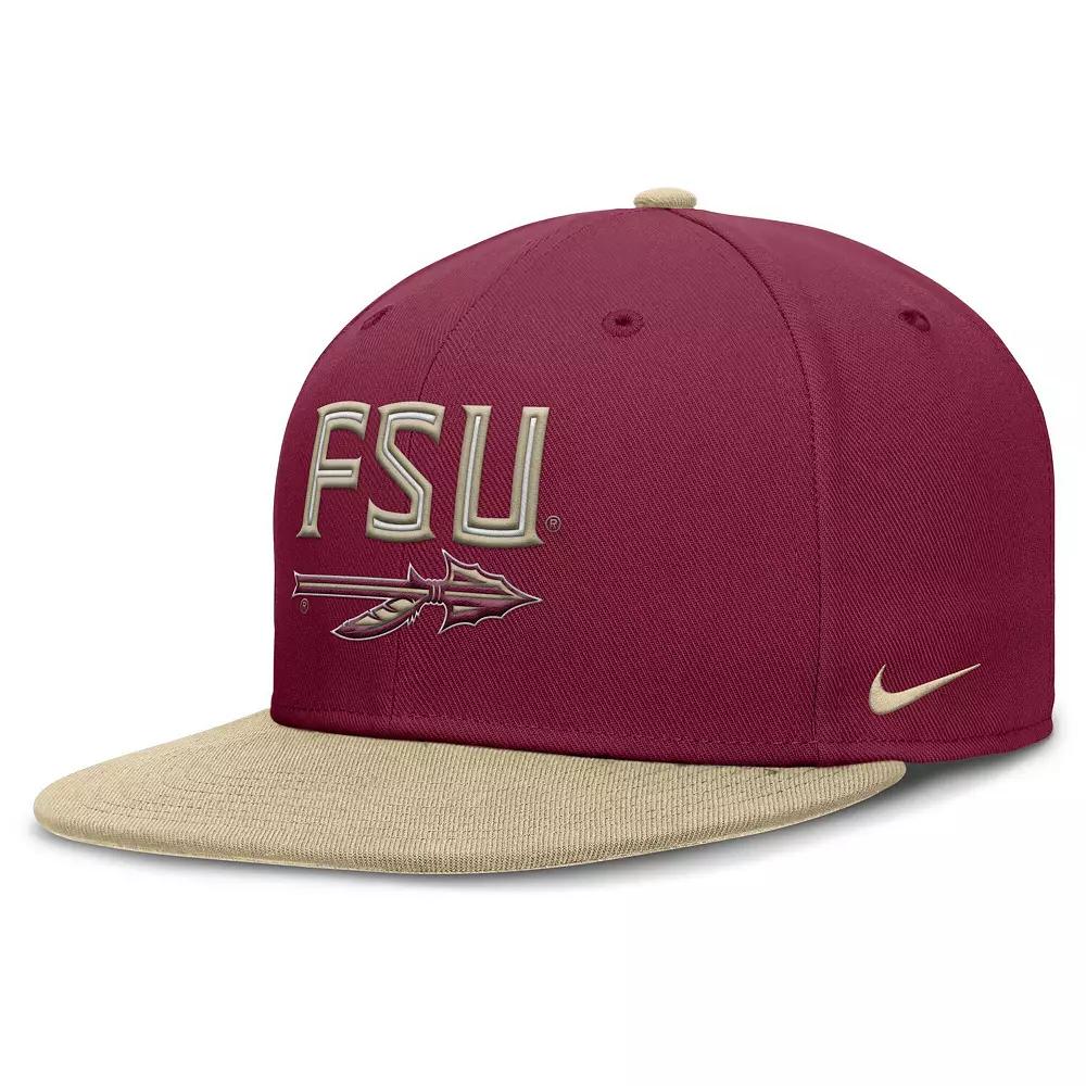 Men's Nike Garnet/Gold Florida State Seminoles Two-Tone Primetime Performance Fitted Hat,  Product Image